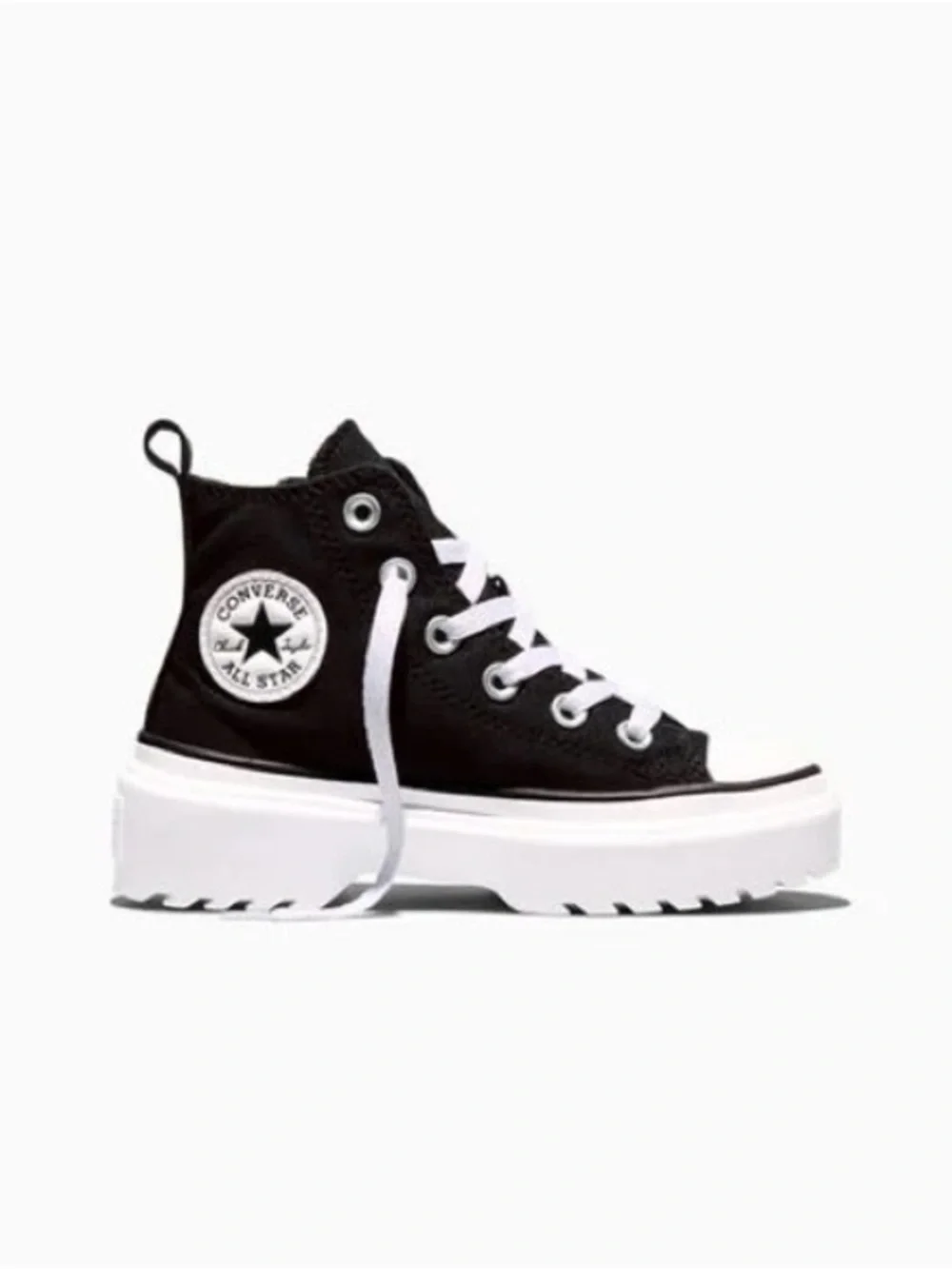 Converse Black & White Platform High-Top Sneaker